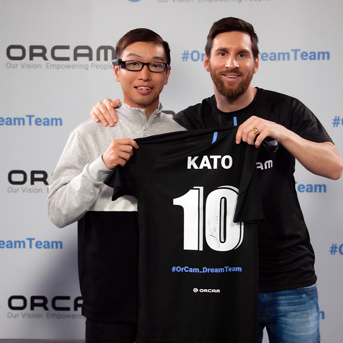 サッカー界のスター、メッシがAI搭載型視覚支援デバイスを製造する「オーカムテクノロジーズ」のアンバサダーに就任