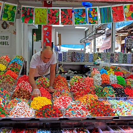 イスラエル市場徹底ガイド【カルメル市場＆マハネー・イェフダ市場】食べ物編