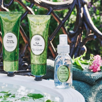 【SABON】肌に潤いを与え、足を柔らかくほぐすフットケアラインが新登場