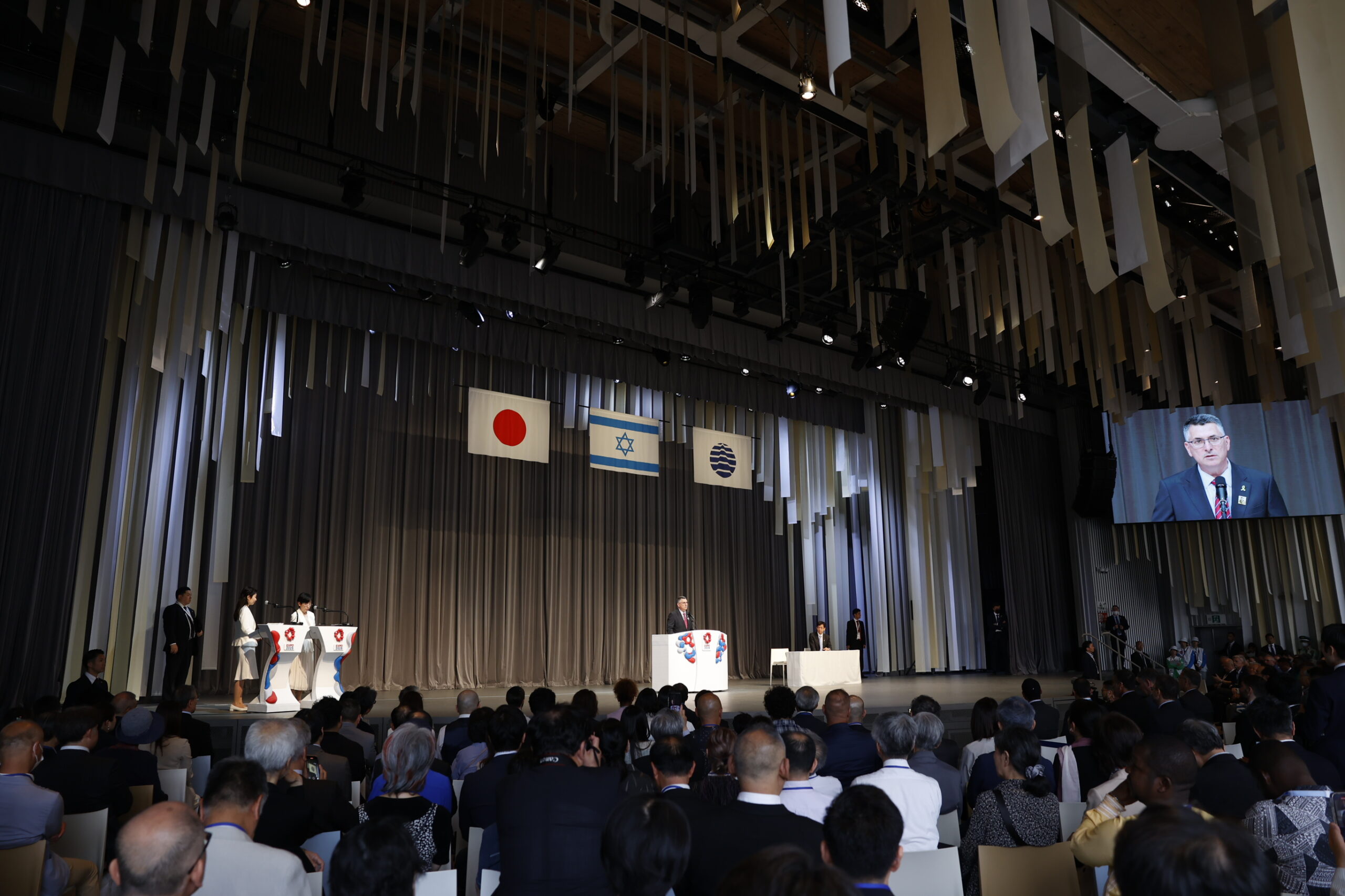 たくさんの観客が詰めかけたイスラエル ナショナルデーの公式セレモニー