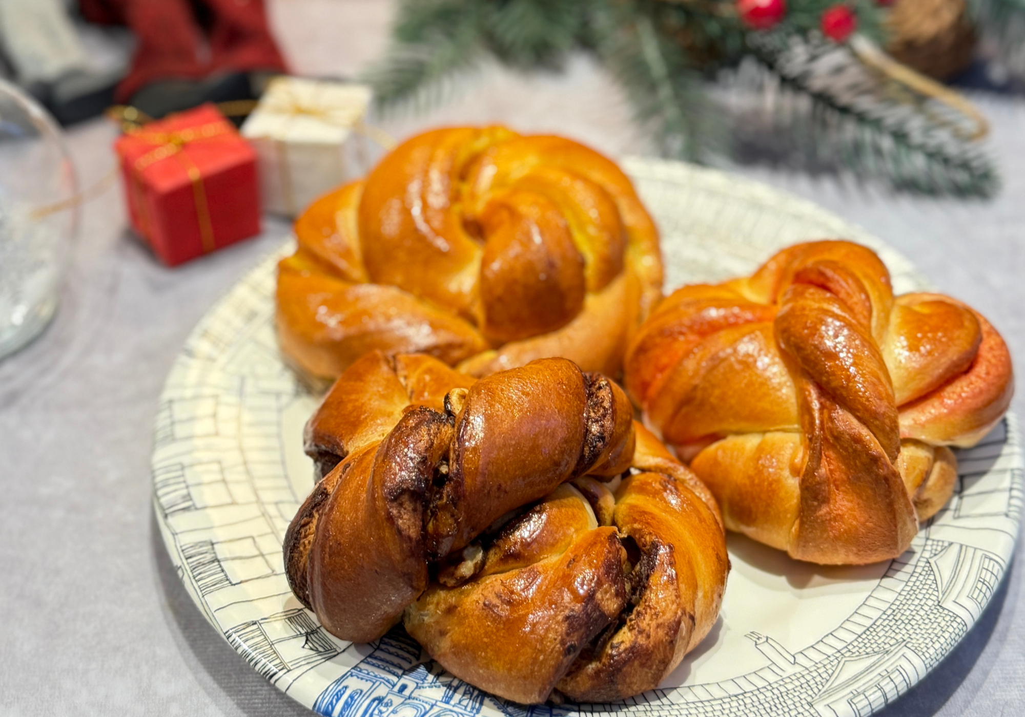 バブカがのったプレート