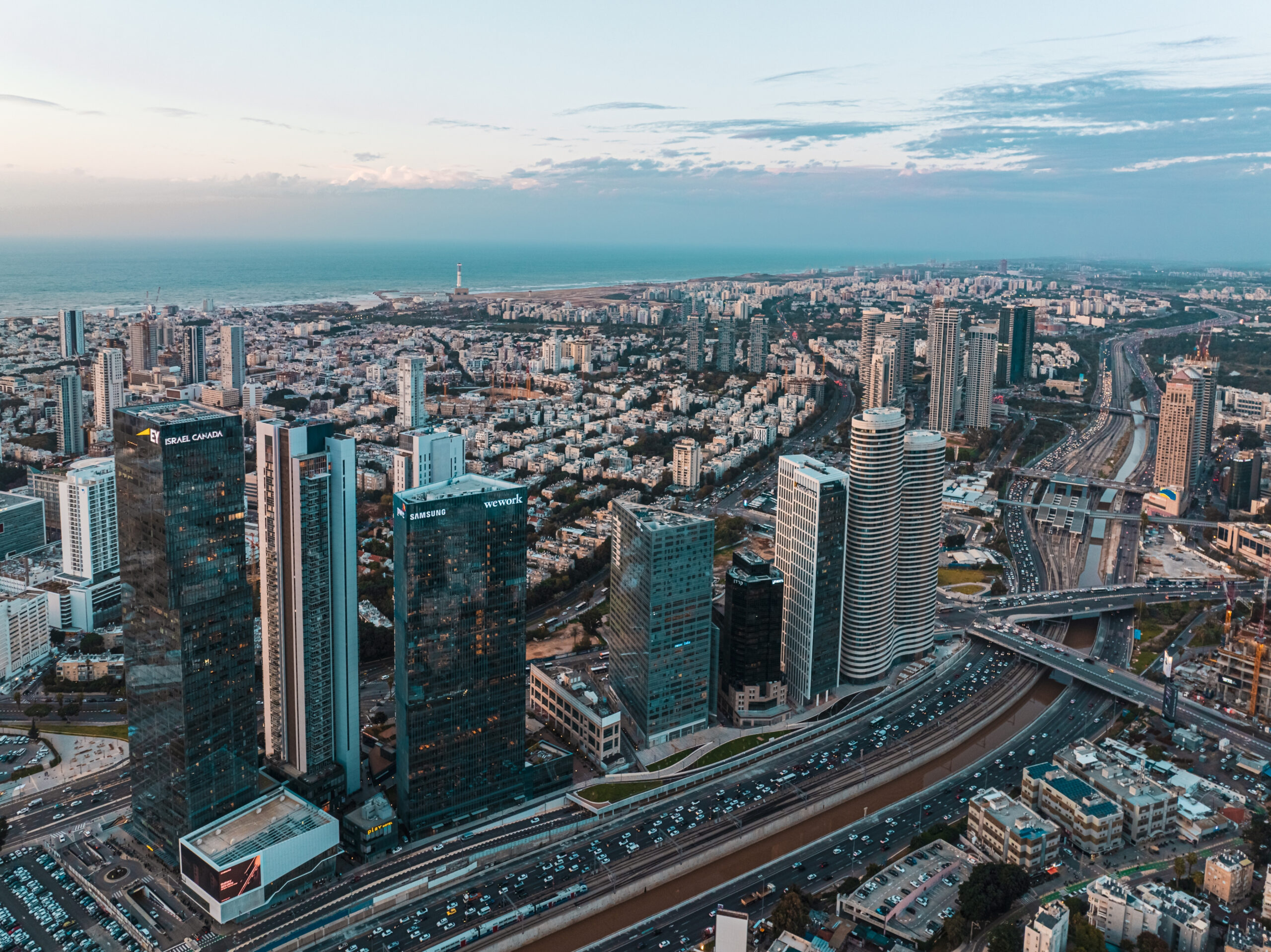 イスラエルの都会の風景