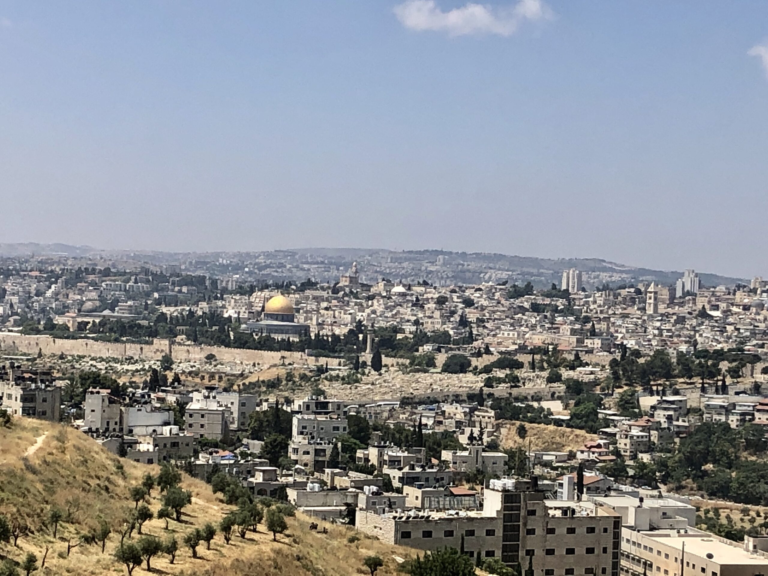 オリーブ山から見たエルサレム