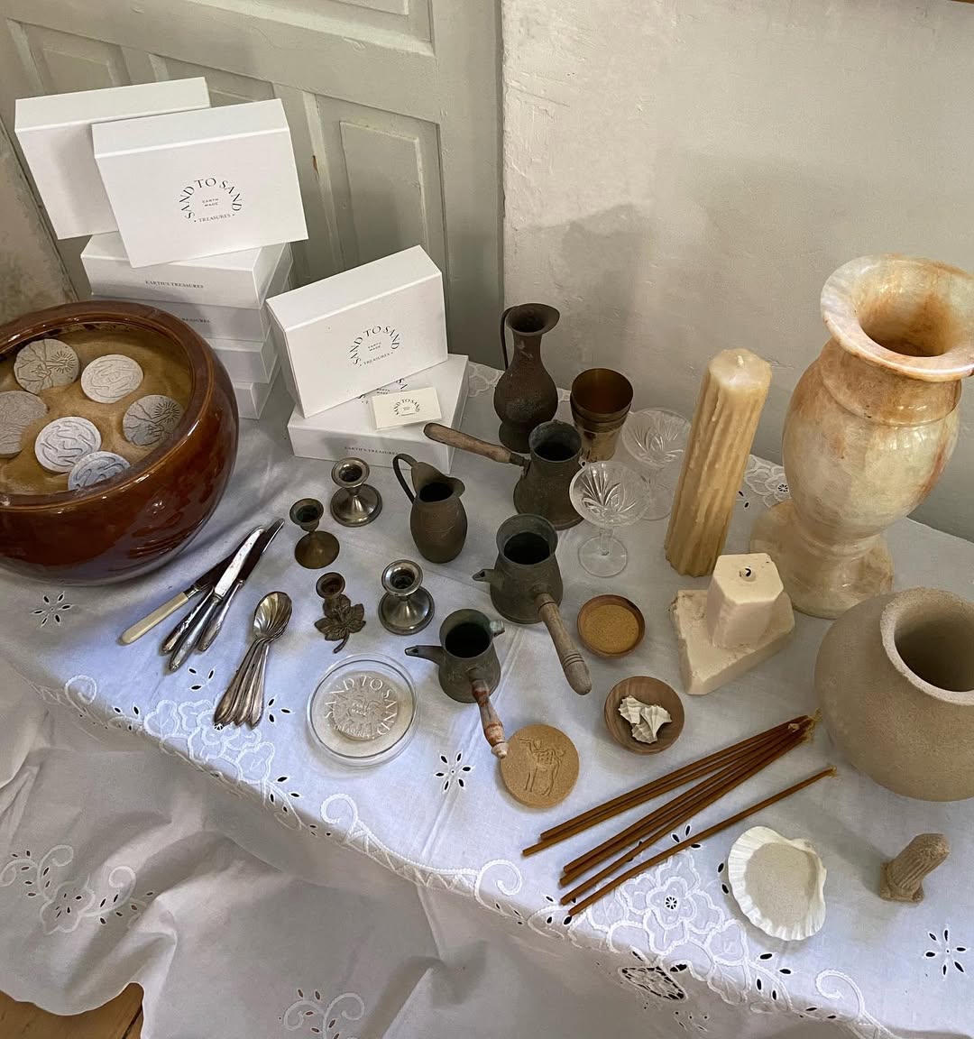 サンドアートで作った日常の道具