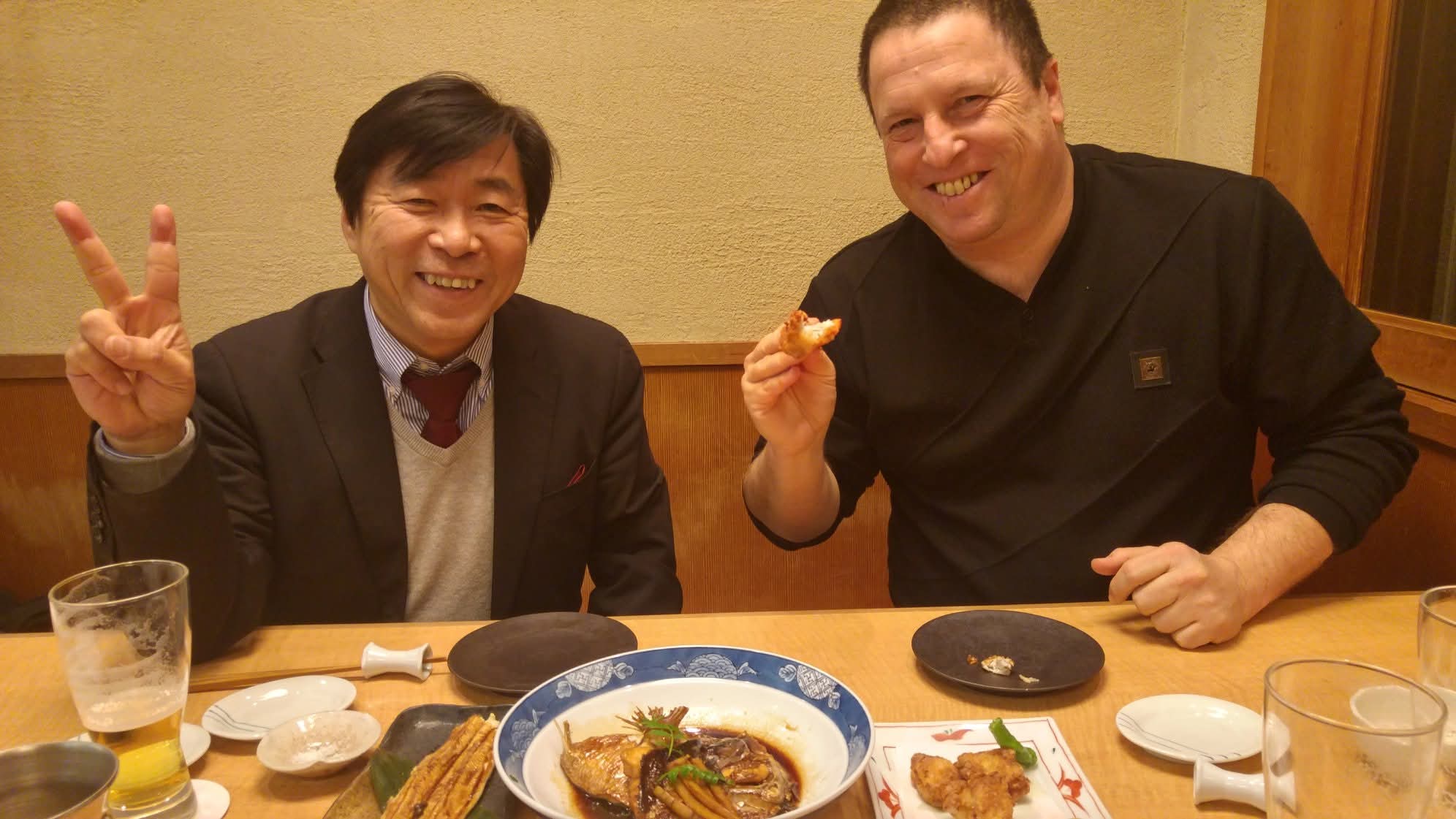 日本を旅行中のエラン・ファインさん