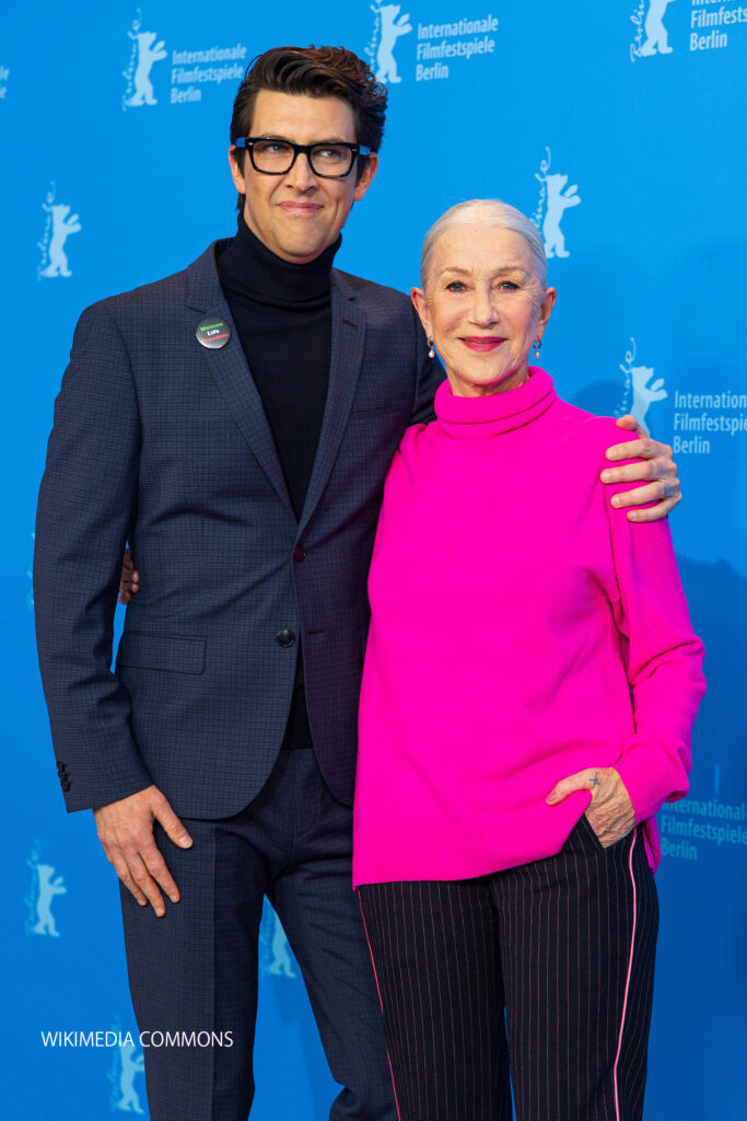 2023年ベルリン国際映画祭でのガイ・ナティーヴとヘレン・ミレン