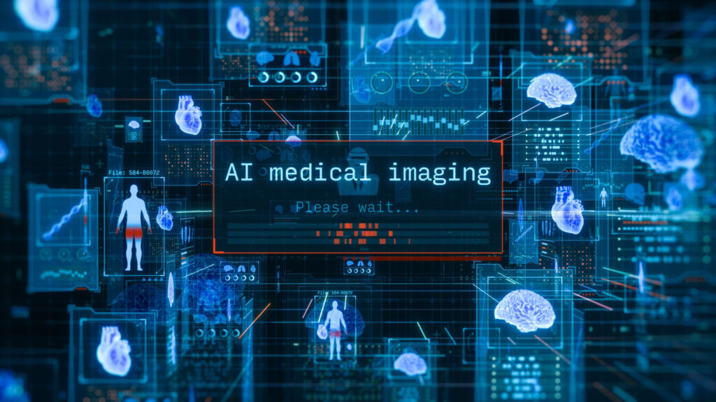 医療データ活用を支えるAI医療技術のイメージ