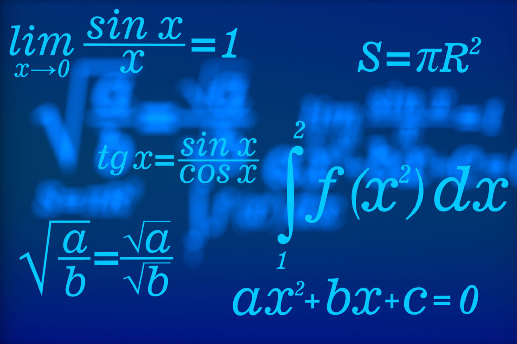 表現論や代数学で用いられる数学式のイメージ